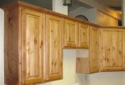 Cabinets installed